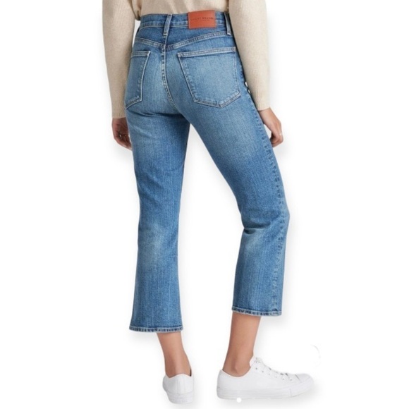 Lucky Brand 12 High Rise Jeans Crop Mini Boot Bridgette Womens Stretch - Picture 2 of 16